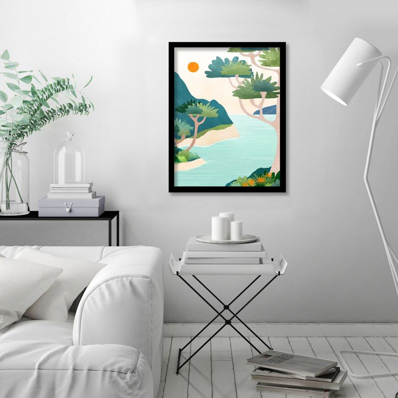 Americanflat Botanical Landscape Wall Art Room Decor - A Perfect Moment by Modern Tropical, 2 of 7