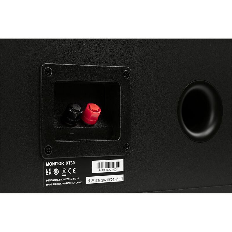 Polk Audio MXT30 Monitor XT30 Black High-Resolution Center Channel Speaker, 4 of 7