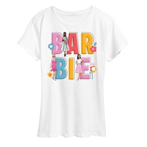 Women's - Barbie - Spring Blooming Short Sleeve Graphic T-Shirt - 1 of 4