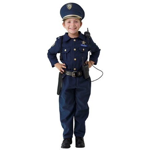 Dress Up America Deluxe Police Officer Dress Up Costume Set - X-Large 14-16
