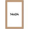 PosterPalooza | Weathered Yellow Picture Frame - UV Acrylic, Foam Board Backing, Hanging Hardware - 2 of 4