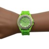Olivia Pratt Every Day Silicone and Rhinestones Colorful Women Watch - 4 of 4