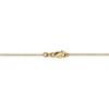 Black Bow Jewelry 0.8mm, 14k Yellow Gold, Octagonal Snake Chain Anklet or Bracelet - 3 of 4