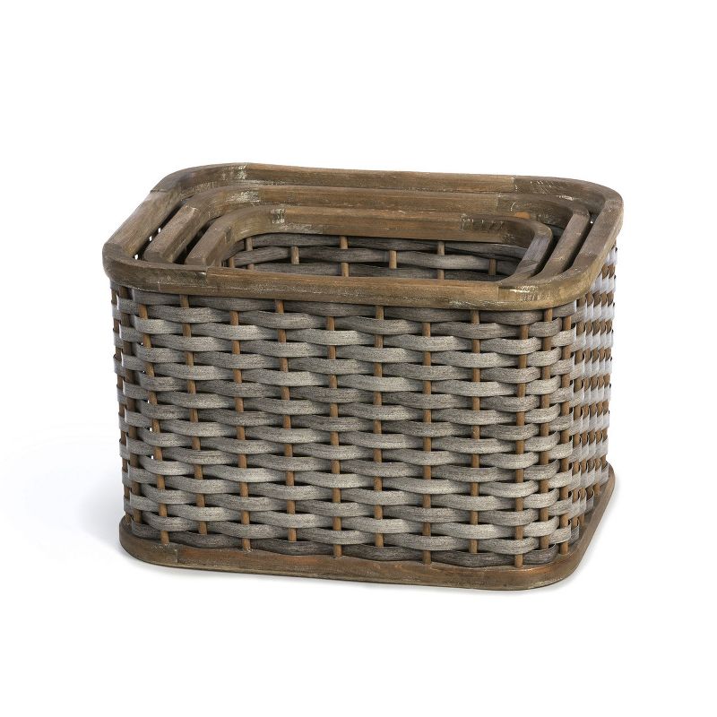 Park Hill Collection Woven Storage Basket, 3 of 4