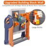Easel for Kids, Toddler Easel with Building Block Table, Kids Standing Art Easel with Painting Accessories - 3 of 4