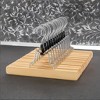 12 Pack of Wooden Pants Hangers, Made from Premium Solid Wood with Non-Slip Felt, Securely Hold Pants, Smooth Finish, and 360° Swivel Hook - 2 of 4