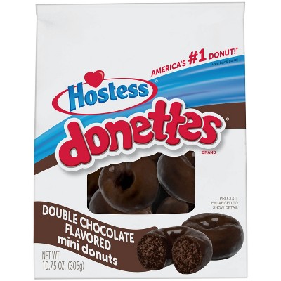 Hostess Double Chocolate Donettes - 10.75oz