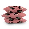 16"x16" Kira Christmas Cats Square Throw Pillow Black - Deny Designs: Abstract Design, Indoor Polyester Fill, Zippered - 3 of 4