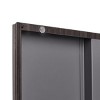 INFURNIC Decorative Storage Cabinets Metal Folding Filing Storage Cabinet with Locking Doors and Adjustable Shelves, Black, 13.78"*27.5"*41.97" - 4 of 4