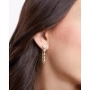 Gold and Sterling Silver Dangle Earrings for Women: Trendy Chain Drop Earrings - 2 of 4
