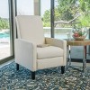 Lyngins Modern Wood Hand Recliner Chair with High Back & Footrest,Accent Club Chair for Living Room,Bedroom - 4 of 4