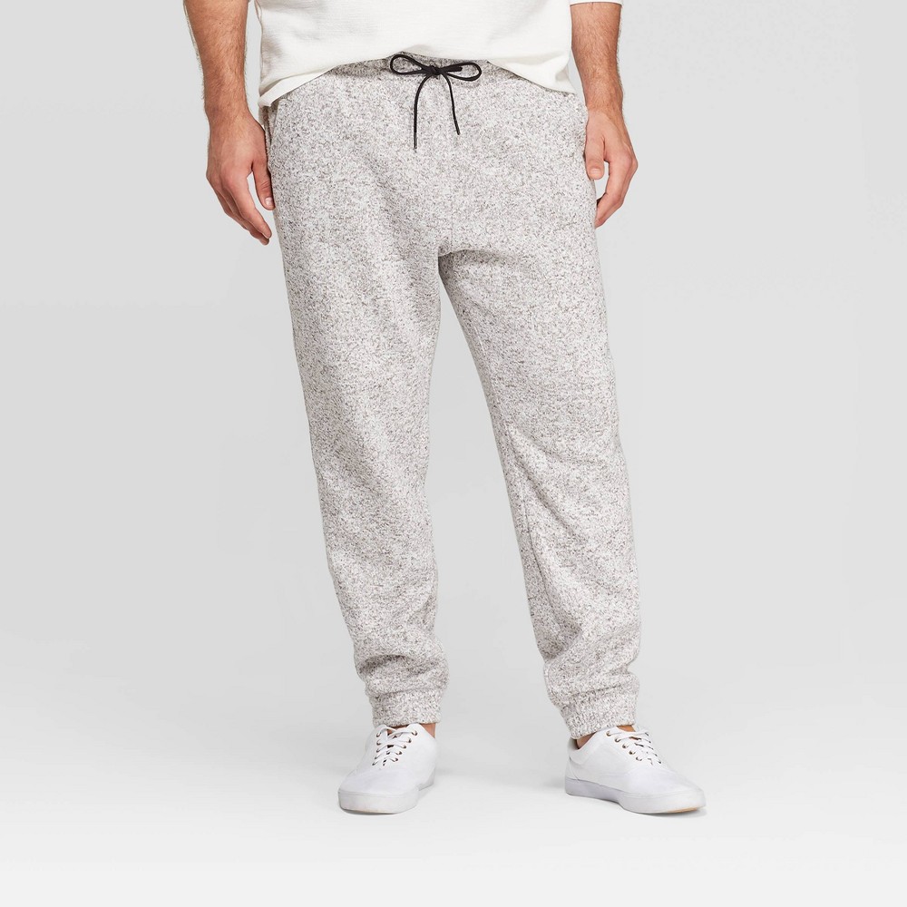 Men's Tall Jogger Pants - Goodfellow & Co Light Heather Gray XLT, Men's, Light Grey Gray was $24.99 now $17.49 (30.0% off)