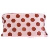 Travel cosmetic bag portable cosmetic storage bag with makeup mirror waterproof toiletry bag - 3 of 4