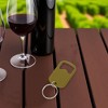 Unique Bargains Bottle Opener Standard Bottle Opener Small Hand Clean Only Stainless Steel 1.22"x1.97" 1Pcs - 2 of 4