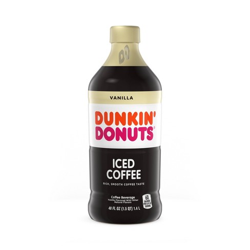 Dunkin Donuts Vanilla Iced Coffee 48 Fl Oz Target