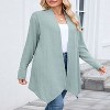 Women's Lightweight Cardigan Sweaters Open Front Long Sleeve Casual Loose Thin Cardigans - 4 of 4