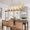 CityFurn 12-Light Kitchen Island Modern Linear Chandelier - 2 of 4