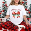 Simply Sage Market Women's Coquette Christmas Girly Short Sleeve Garment Dyed Tee - 2 of 4
