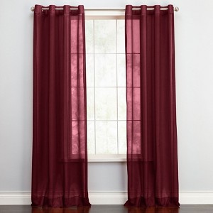 BrylaneHome BH Studio Sheer Voile Grommet Panel - 1 of 4