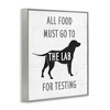 Stupell Industries Kitchen All Food to the Lab Framed Giclee Art - 2 of 4