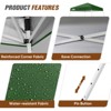 EAGLE PEAK 8x8 Slant Leg Pop Up Canopy Tent Easy Setup Instant Outdoor Beach Canopy 8x8 Base 6x6 Top - 4 of 4