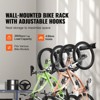 VEVOR Bike Storage Rack, 2 Bike Racks, Wall Mount Bike Storage Hanger, Home and Garage Organizer, Customizable for Various Bike Sizes - 3 of 4