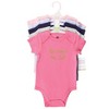 Hudson Baby Infant Girl Cotton Bodysuits, Be Kind Blue - image 2 of 2