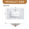 30" Bathroom Vanity , Modern Bathroom Cabinet with Sink Combo Set, Bathroom Storage Cabinet with a Soft Closing Door and 3 Drawers - Leovsnove - 3 of 4