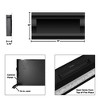 Northwest 36-Inch Modern Wall-Mount Electric Fireplace with Remote - 4 of 4