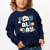 The Juniper Shop Mini Smiley Play All Day Toddler Sweatshirt - 3 of 4