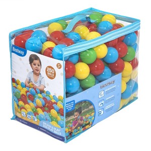 Bestway Splash & Play – 250 Bright Color Toy Balls for Pits, Pools & Games - 1 of 4