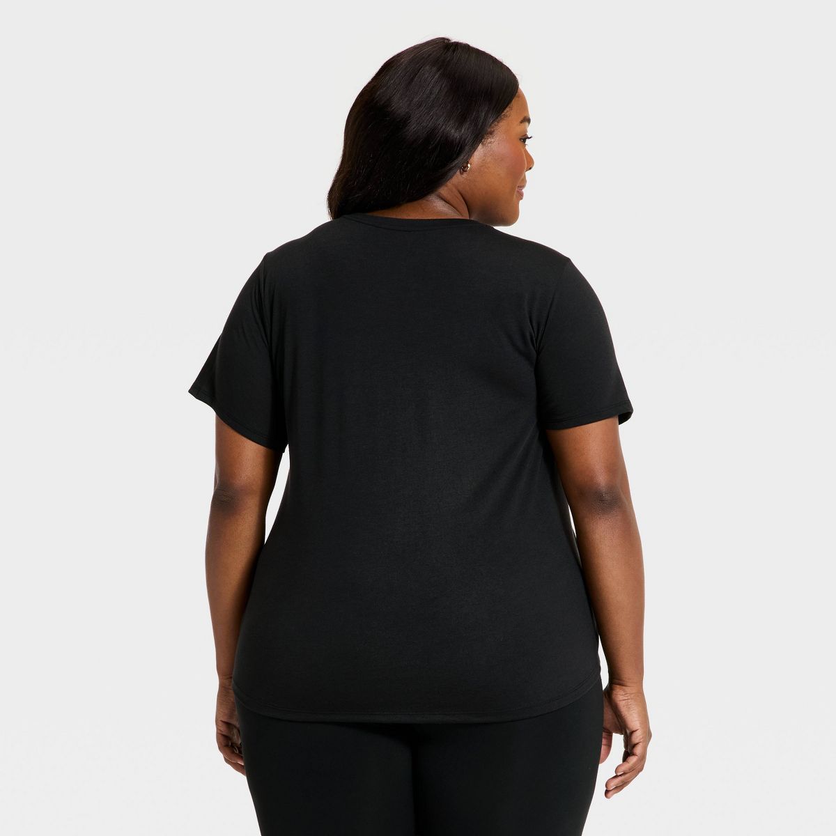 Women's Beyond Ease Crewneck Legging Friendly Short Sleeve T-Shirt - All In Motion™ - thumbnail 7