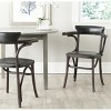 Kenny Arm Chair - MCR4689 - Antique Black - Safavieh Couture - 2 of 4