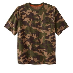 Boulder Creek by KingSize  Heavyweight Crewneck Pocket T-Shirt - 1 of 4