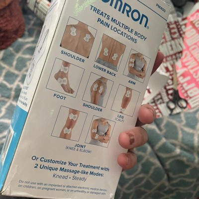  OMRON Max Power Relief TENS Unit Muscle Stimulator, Simulated Massage  Therapy for Lower Back, Arm, Shoulder, Leg, Foot, and Arthritis Pain,  Drug-Free Pain Relief (PM500) : Health & Household
