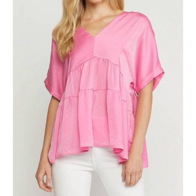 Women's Double V Tiered Top - Plus - entro