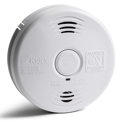 Kidde Worry-Free Hardwired Smoke & Carbon Monoxide Alarm with Lithium Battery Backup I12010SCO 2 Pack