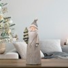 Northlight LED Lighted Ceramic Santa with Tree Christmas Figure - 19" - 2 of 4