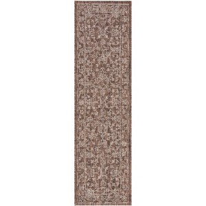 Courtyard CY8680 UV & Stain Resistant Non-Shedding Power Loomed Indoor/Outdoor Rugs - Safavieh - 1 of 4