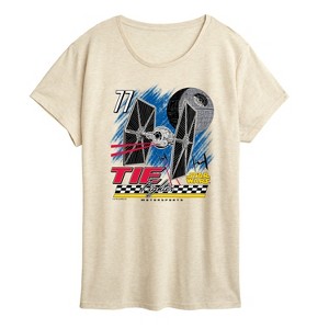 Women's - Star Wars - Tie Fighter Racing Short Sleeve Graphic T-Shirt - 1 of 4