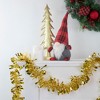 Northlight Boa Wide Cut Tinsel Commercial Christmas Garland - 50' x 3" - Gold - Unlit - 2 of 3