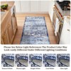 Washable Large Vintage Area Rug for Living Room Non Slip Non-Shedding Distressed Indoor Carpet Ultra Soft Low Pile Throw Rug for Bedroom Dining Room - 2 of 4