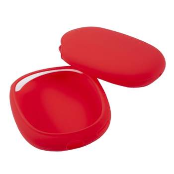 Insten EarCups Protector Case For Airpods Max Headphone, Soft Silicone Ear Cups Cover Protection Accessories, Red