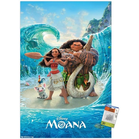Uhyggelig hævn fremtid Trends International Disney Moana - Ocean Floor Unframed Wall Poster Prints  : Target