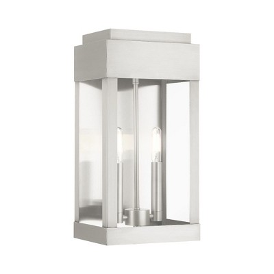 Livex Lighting York 2 - Light Wall Light in  Brushed Nickel