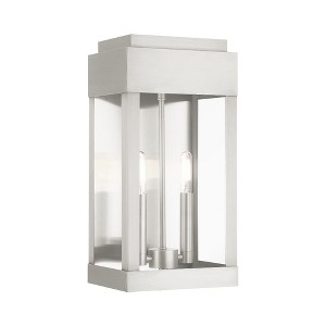 Livex Lighting York 2 - Light Wall Light in  Brushed Nickel - 1 of 2