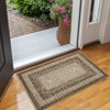 Washable Modern Geometric Bordered Area Rugs for Bedroom Living Room, Soft Non Slip Floor Carpet for Office - 4 of 4