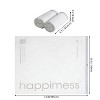 happimess 30 Gallon Drawstring Unscented Trash Can Liner, White (100-Count, 4-Rolls of 25 Liners) - 3 of 4