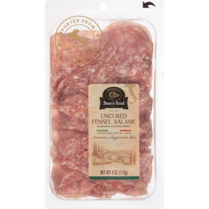 Boar's Head Uncured Fennel Salame Chiffonade Tray - 4oz - 1 of 4