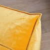 Nakisha Velvet Square Bean Bag Ottoman - Christopher Knight Home - 3 of 4